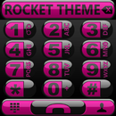 Theme Futura Pink Rocketdial APK