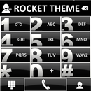 Theme Glossy Black RocketDial APK