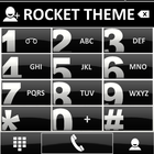 Theme Glossy Black RocketDial icon