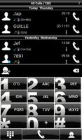 Theme Glossy Black RocketDial poster