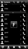 Theme Glossy Black RocketDial screenshot 2