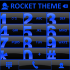 Theme Glossy Blue RocketDial icon