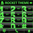 Theme Glossy Green RocketDial ícone