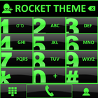 Icona Theme Glossy Green RocketDial