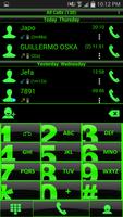 Poster Theme Glossy Green RocketDial
