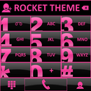 Theme Glossy Pink RocketDial APK