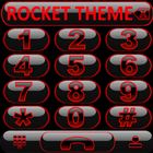 Theme Glow Red Rocketdial icon