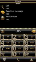 Theme Gold Diamonds RocketDial screenshot 1
