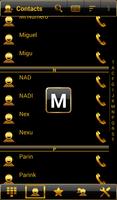 Theme Black Gold RocketDial screenshot 3