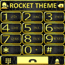 Theme Gold Leather RocketDial APK