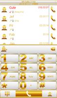 Theme White Gold RocketDial screenshot 1