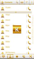 Theme White Gold RocketDial screenshot 2