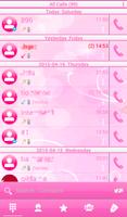 THEME PINK WHITE RocketDial screenshot 3