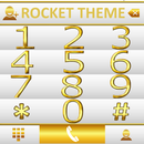 Theme Simple Gold RocketDial APK