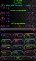 Theme Space Colors RocketDial screenshot 1