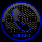 Theme Space Blue RocketDial icon