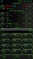 Theme Space Green RocketDial poster