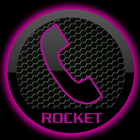 Theme Space Pink RocketDial icon
