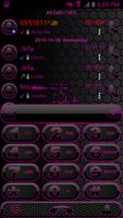 Theme Space Pink RocketDial poster