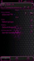 Theme Space Pink RocketDial screenshot 3