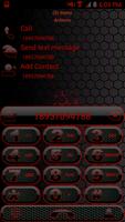 Theme Space Red RocketDial screenshot 2
