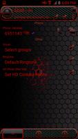 Theme Space Red RocketDial screenshot 3