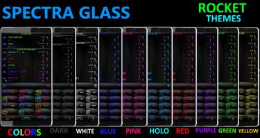 Theme RocketDial Spectra Red G screenshot 1