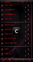 Theme RocketDial Spectra Red G screenshot 2