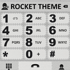 Theme White Leather RocketDial icon