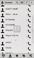 Theme White Leather RocketDial screenshot 1