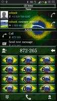 RocketDial Theme Brazil Affiche