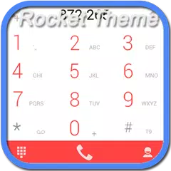 RocketDial Kitkat Red Theme APK download