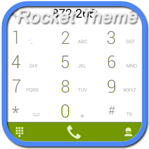 RocketDial Kitkat Green Theme