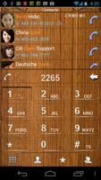 RocketDial Wood Theme Affiche