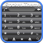 RocketDial UKR Black Theme ikon