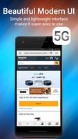 1 Schermata Faster Web Browser 4G 5G LTE