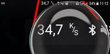 Medidor de velocidade da Inter