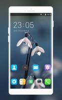 Theme for Intex Cloud Champ Flower Wallpaper Affiche