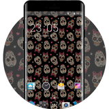 Theme for Intex Cloud String HD Skull Wallpaper icon