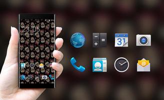 Theme for Intex Cloud String HD Skull Wallpaper screenshot 3