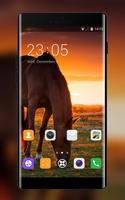 Theme for Intex Aqua T4 Horse Wallpaper ポスター