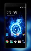 Neon Sailfish Wallpaper Intex Aqua V5 poster