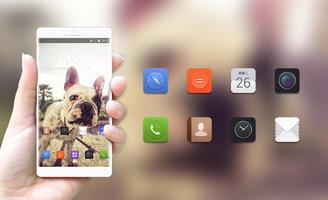 Theme for Intex Aqua Y3 bulldog Wallpaper ảnh chụp màn hình 3