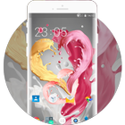Love Heart Launcher Theme for Intex Aqua Y4 icon