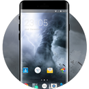 Tornado Live Wallpaper & Theme for Intex Aqua E4 APK