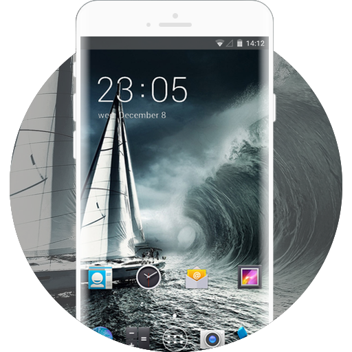 Aqua Flash Launcher & Theme for Intex