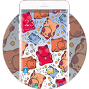 Lucky Cat Wallpaper & Theme for Intex Aqua Q1+ APK