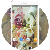 Theme for Intex Aqua Star L Flowers Wallpaper ícone