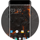 Theme for Intex Aqua Strong 5.2 lava flow lwp icon