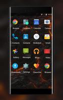 Theme for Intex Aqua Strong 5.2 lava flow lwp screenshot 1